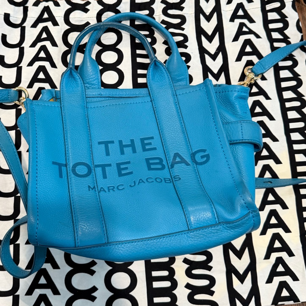 Small Marc Jacobs Leather Tote Bag - Picture 2 of 6